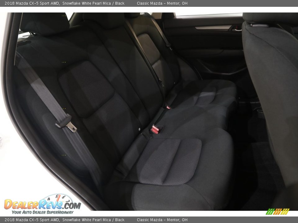 2018 Mazda CX-5 Sport AWD Snowflake White Pearl Mica / Black Photo #14