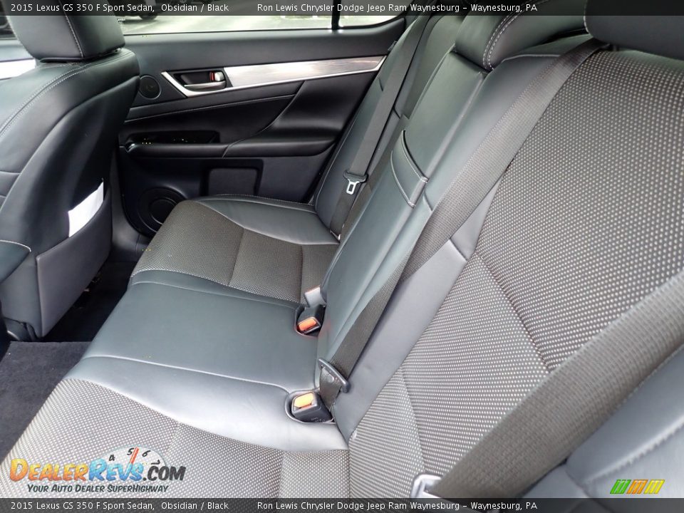 Rear Seat of 2015 Lexus GS 350 F Sport Sedan Photo #12