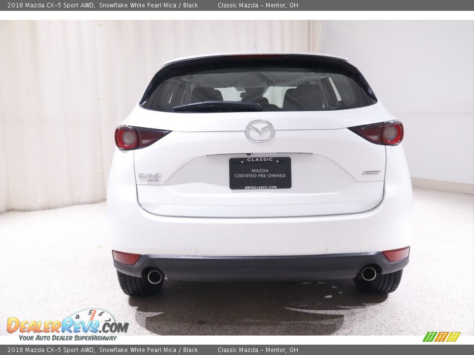 2018 Mazda CX-5 Sport AWD Snowflake White Pearl Mica / Black Photo #16