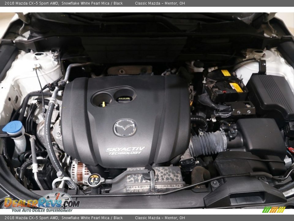 2018 Mazda CX-5 Sport AWD Snowflake White Pearl Mica / Black Photo #17