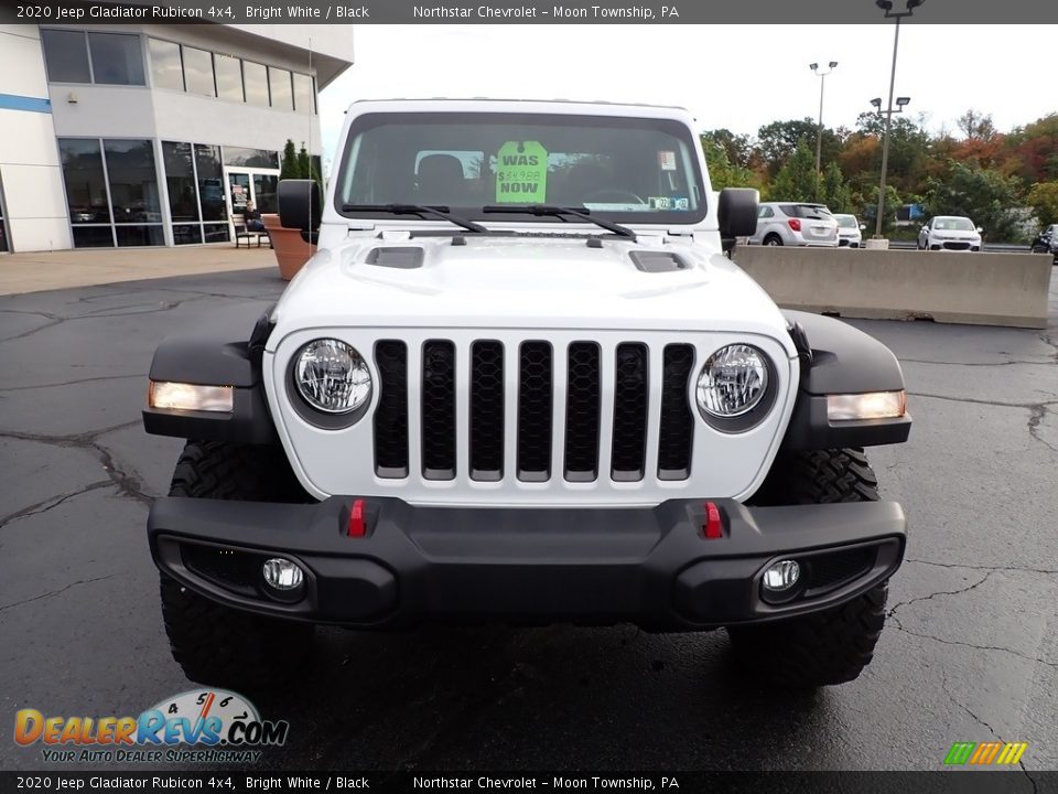 2020 Jeep Gladiator Rubicon 4x4 Bright White / Black Photo #12