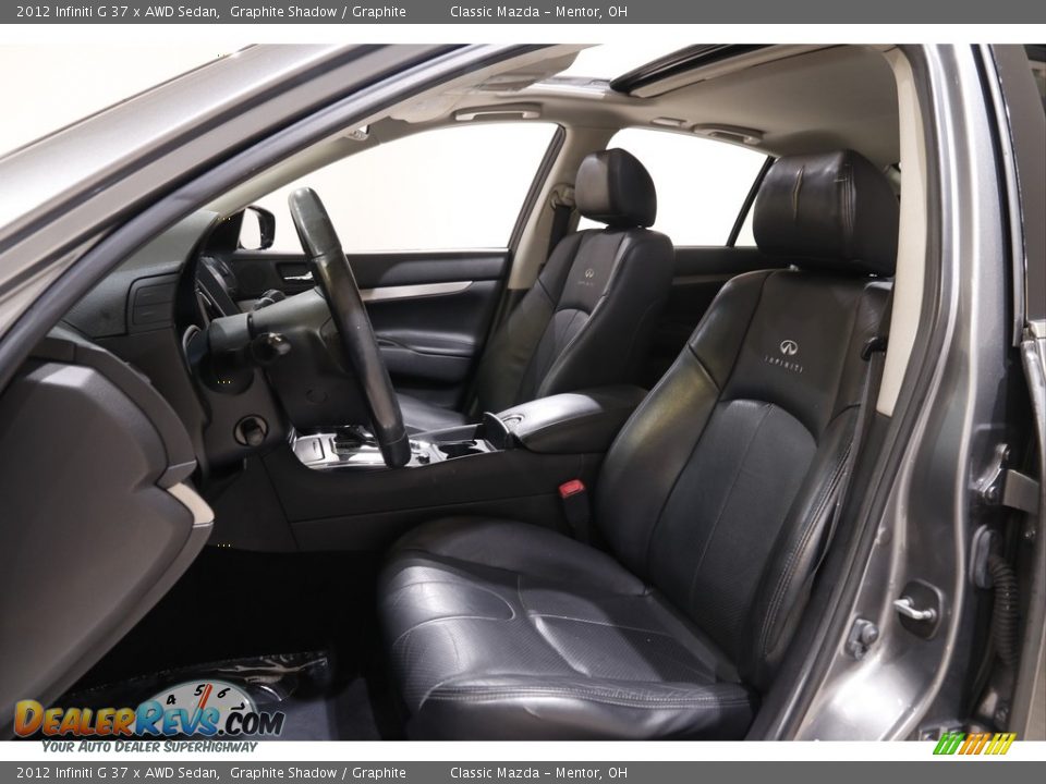 2012 Infiniti G 37 x AWD Sedan Graphite Shadow / Graphite Photo #5