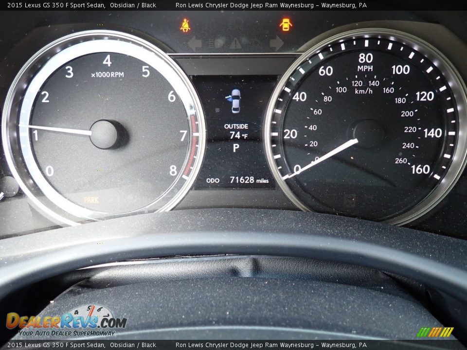 2015 Lexus GS 350 F Sport Sedan Gauges Photo #20