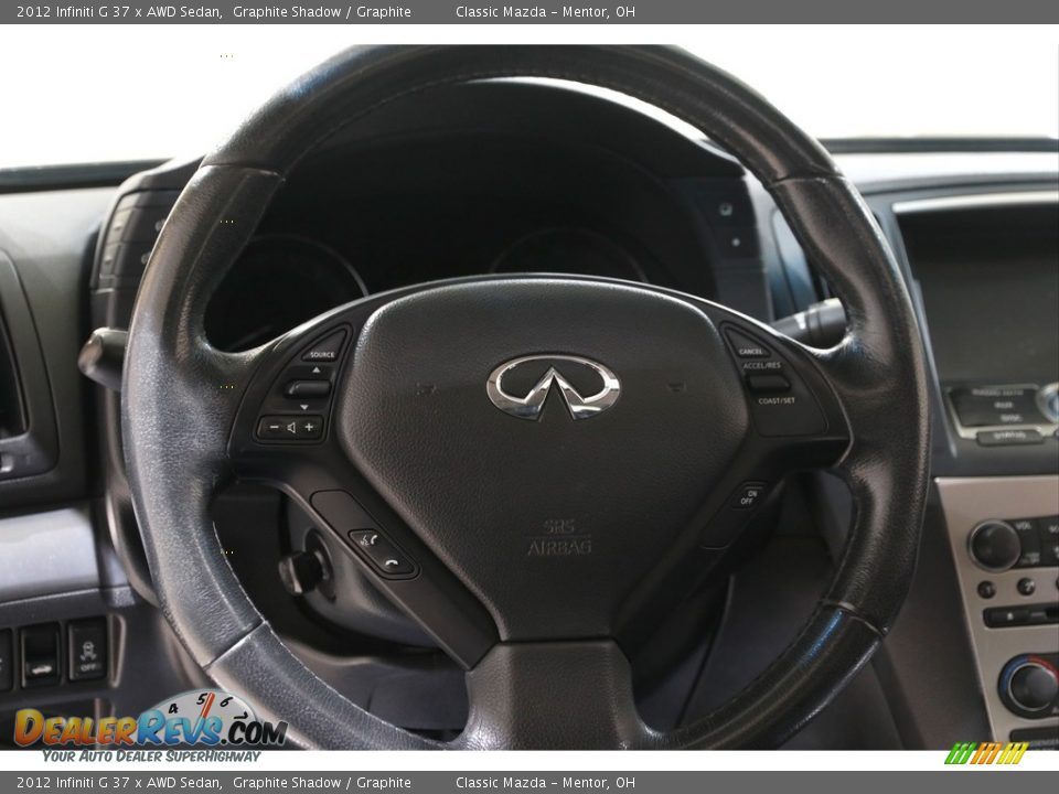 2012 Infiniti G 37 x AWD Sedan Graphite Shadow / Graphite Photo #7