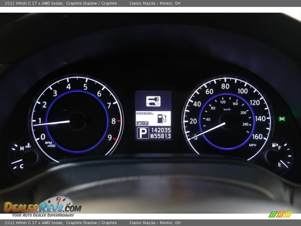 2012 Infiniti G 37 x AWD Sedan Graphite Shadow / Graphite Photo #8