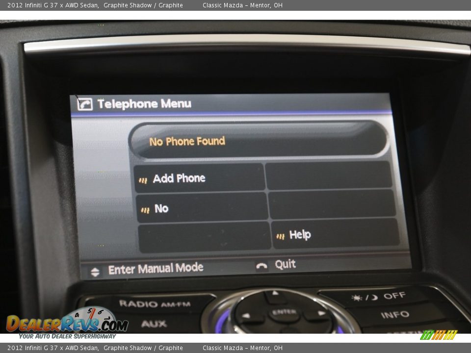 2012 Infiniti G 37 x AWD Sedan Graphite Shadow / Graphite Photo #11