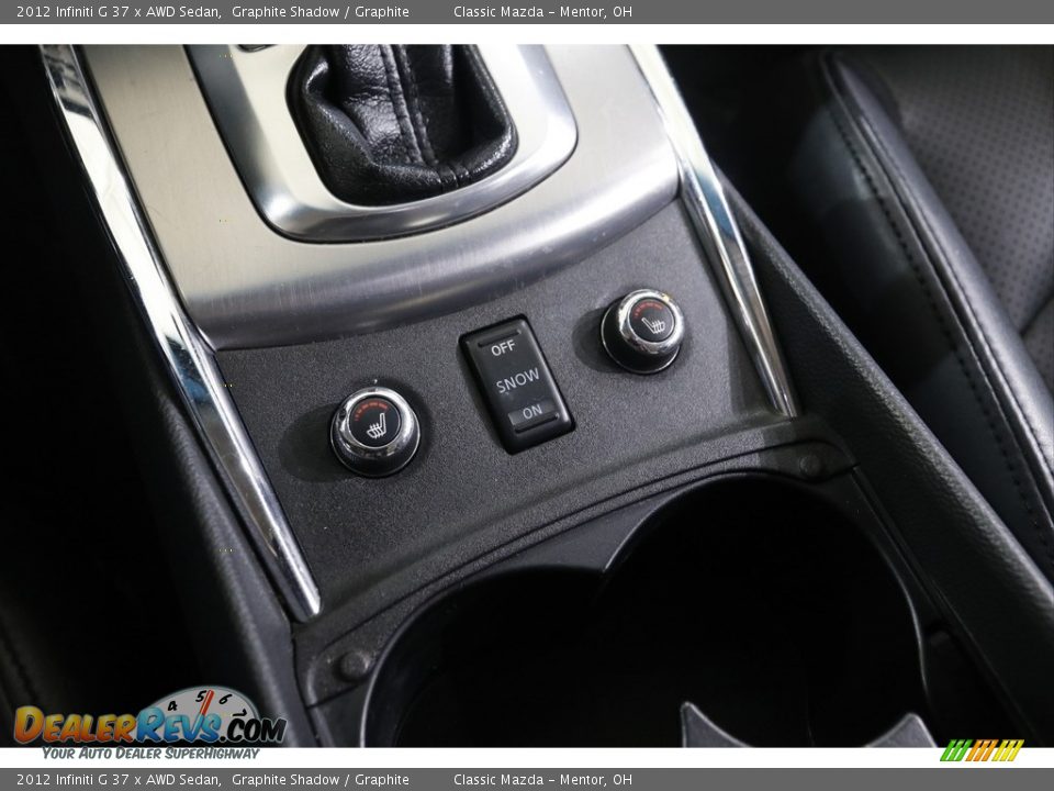 2012 Infiniti G 37 x AWD Sedan Graphite Shadow / Graphite Photo #14