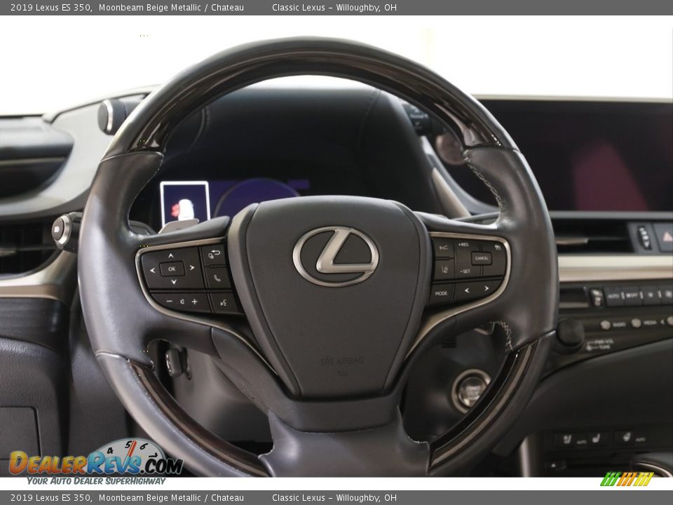 2019 Lexus ES 350 Moonbeam Beige Metallic / Chateau Photo #7