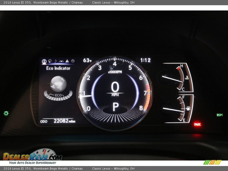2019 Lexus ES 350 Moonbeam Beige Metallic / Chateau Photo #8