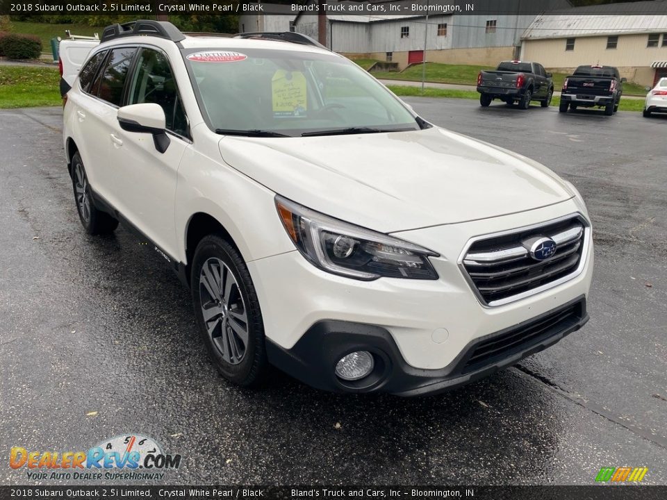 2018 Subaru Outback 2.5i Limited Crystal White Pearl / Black Photo #4