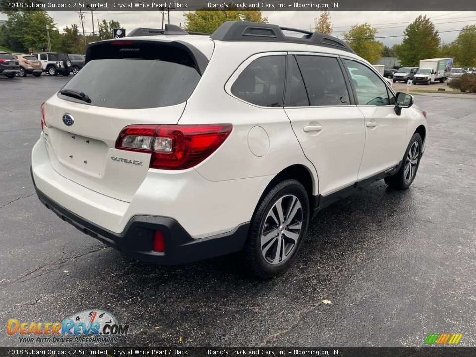 2018 Subaru Outback 2.5i Limited Crystal White Pearl / Black Photo #6