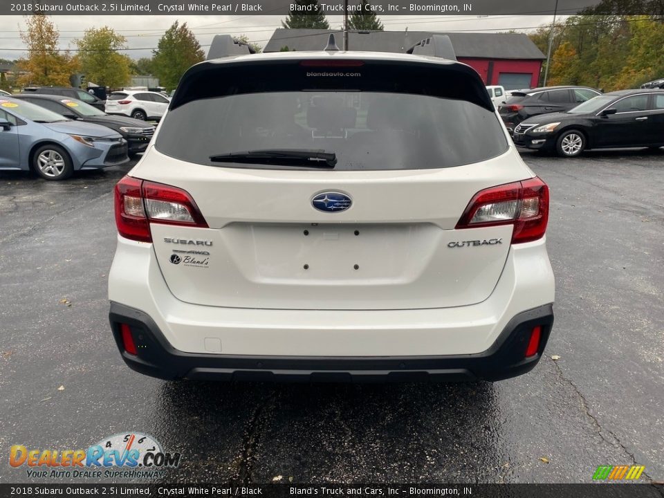 2018 Subaru Outback 2.5i Limited Crystal White Pearl / Black Photo #7