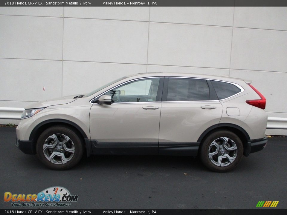 Sandstorm Metallic 2018 Honda CR-V EX Photo #2