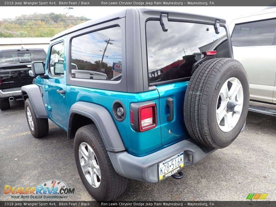 2019 Jeep Wrangler Sport 4x4 Bikini Pearl / Black Photo #2