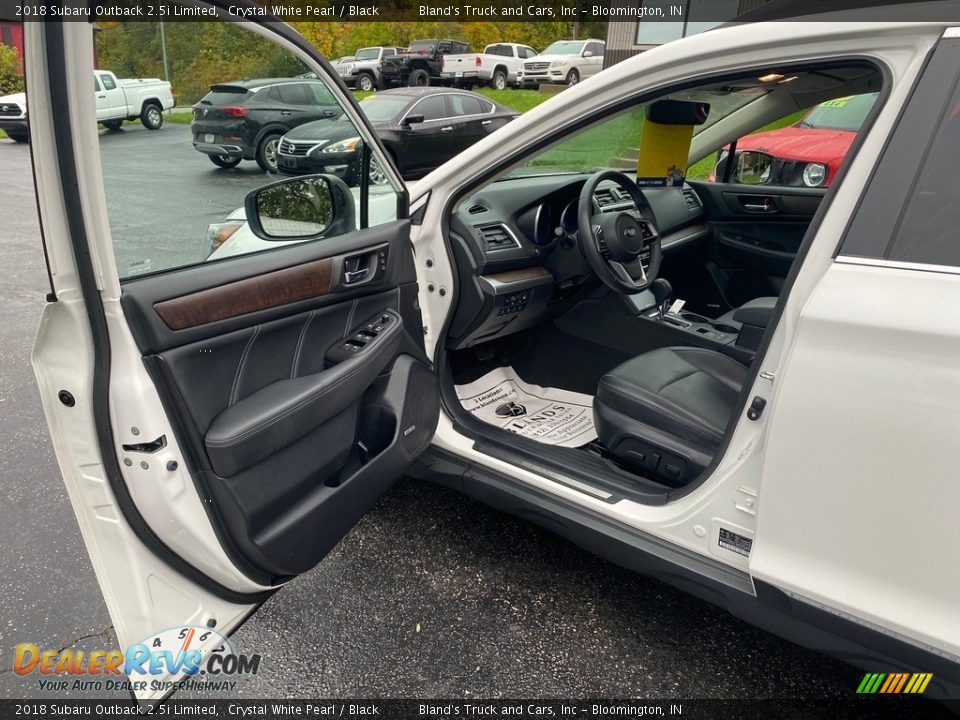 2018 Subaru Outback 2.5i Limited Crystal White Pearl / Black Photo #12