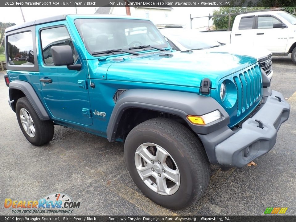 2019 Jeep Wrangler Sport 4x4 Bikini Pearl / Black Photo #4