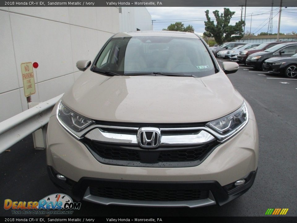 2018 Honda CR-V EX Sandstorm Metallic / Ivory Photo #8