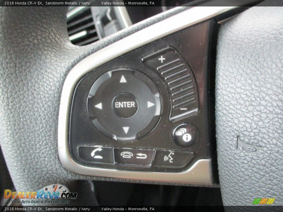 2018 Honda CR-V EX Sandstorm Metallic / Ivory Photo #17