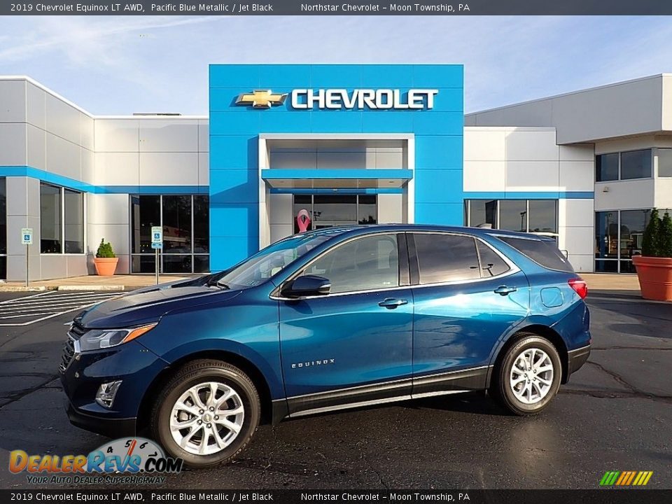 2019 Chevrolet Equinox LT AWD Pacific Blue Metallic / Jet Black Photo #1