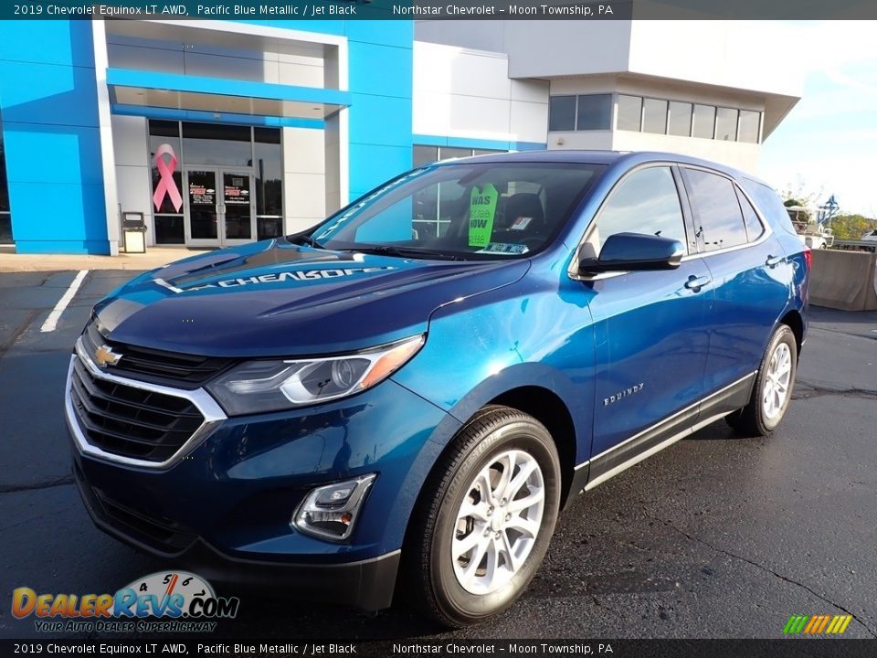 2019 Chevrolet Equinox LT AWD Pacific Blue Metallic / Jet Black Photo #2