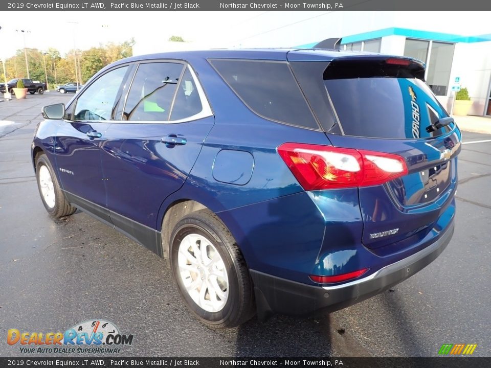 2019 Chevrolet Equinox LT AWD Pacific Blue Metallic / Jet Black Photo #4