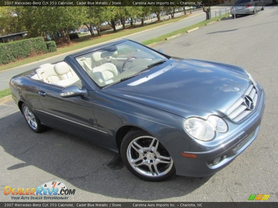 Front 3/4 View of 2007 Mercedes-Benz CLK 350 Cabriolet Photo #4
