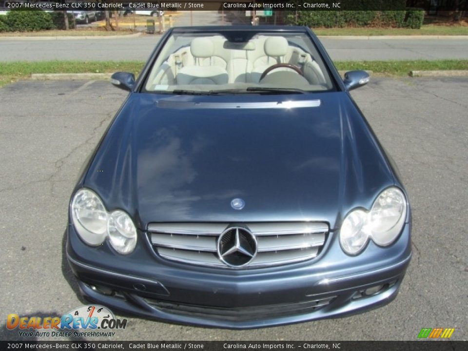 2007 Mercedes-Benz CLK 350 Cabriolet Cadet Blue Metallic / Stone Photo #5
