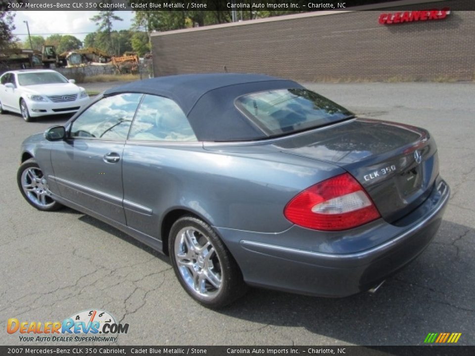 Cadet Blue Metallic 2007 Mercedes-Benz CLK 350 Cabriolet Photo #14