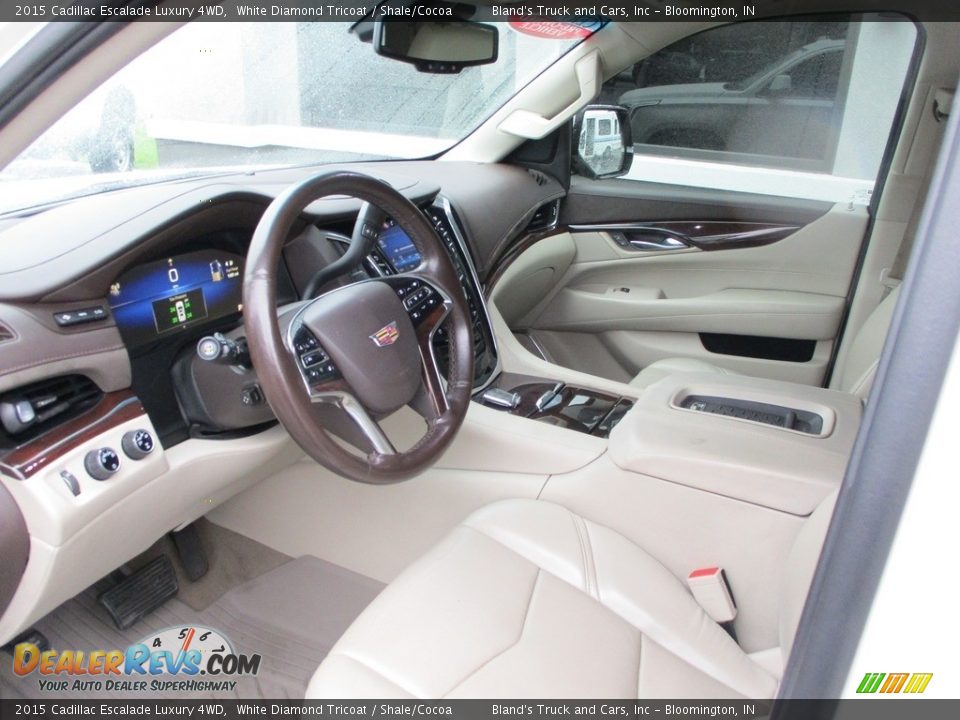 2015 Cadillac Escalade Luxury 4WD White Diamond Tricoat / Shale/Cocoa Photo #6