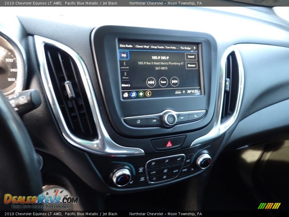 2019 Chevrolet Equinox LT AWD Pacific Blue Metallic / Jet Black Photo #27