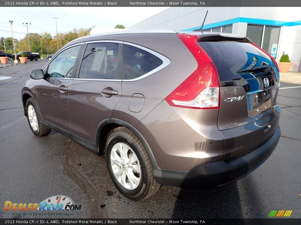 2013 Honda CR-V EX-L AWD Polished Metal Metallic / Black Photo #4