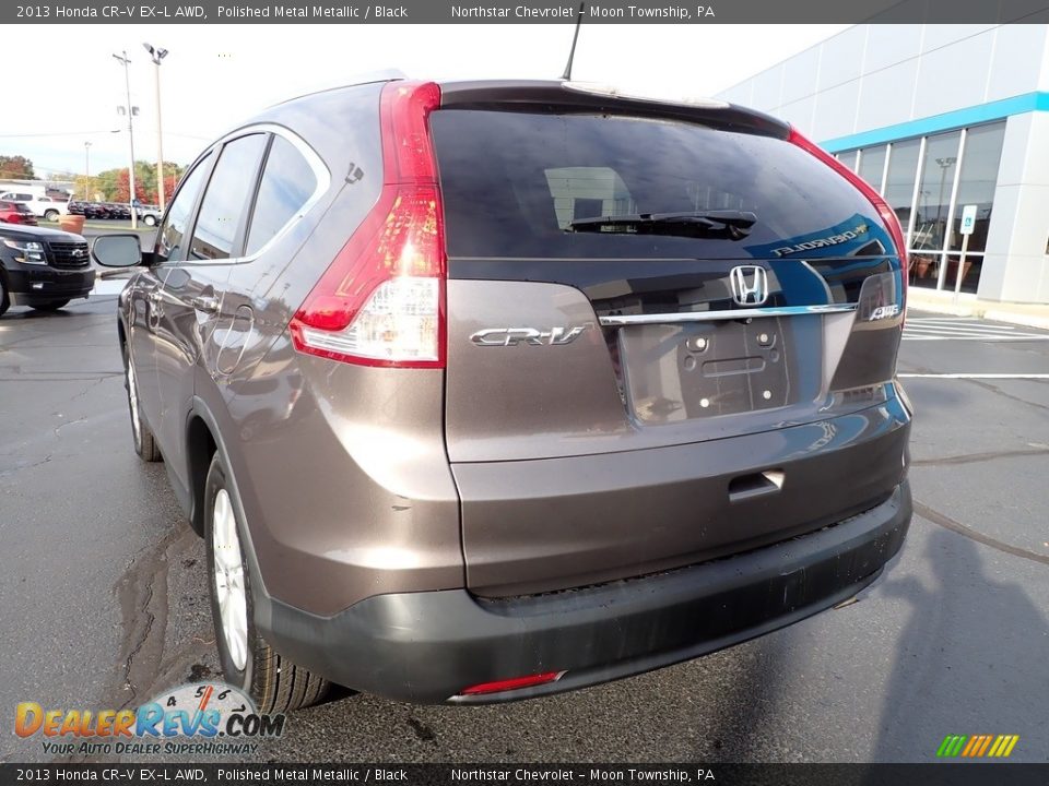 2013 Honda CR-V EX-L AWD Polished Metal Metallic / Black Photo #5