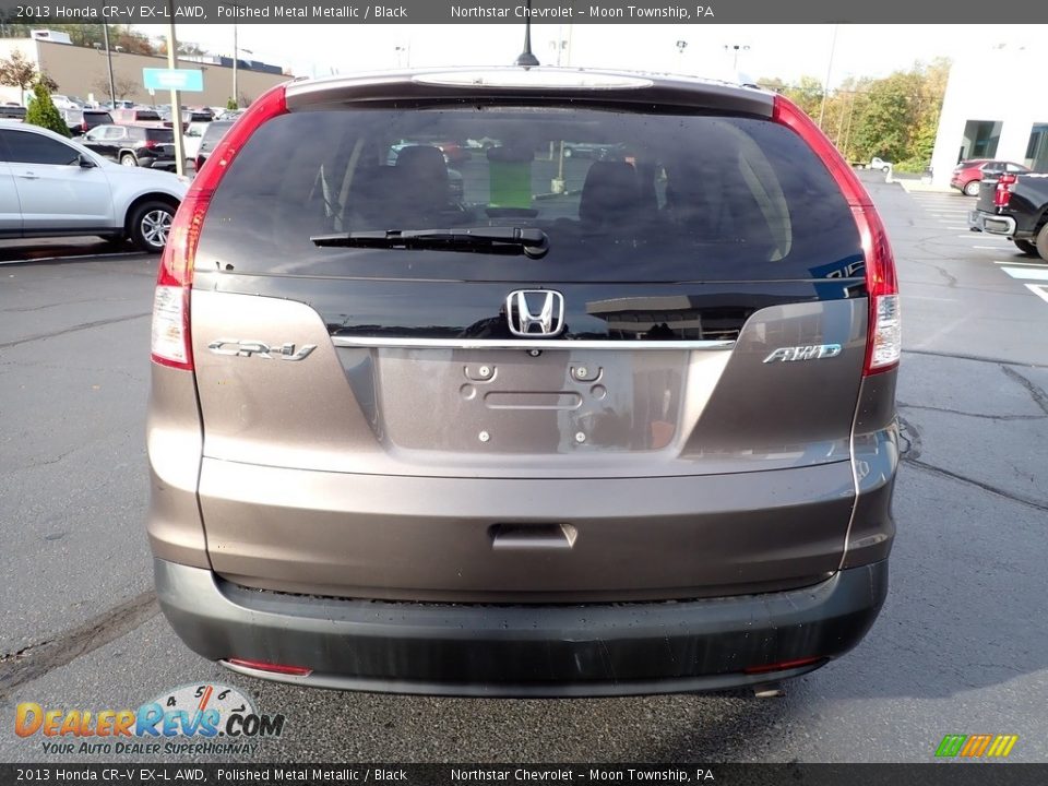 2013 Honda CR-V EX-L AWD Polished Metal Metallic / Black Photo #6
