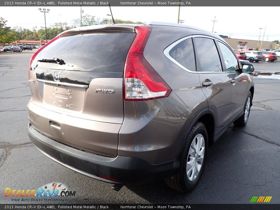 2013 Honda CR-V EX-L AWD Polished Metal Metallic / Black Photo #8
