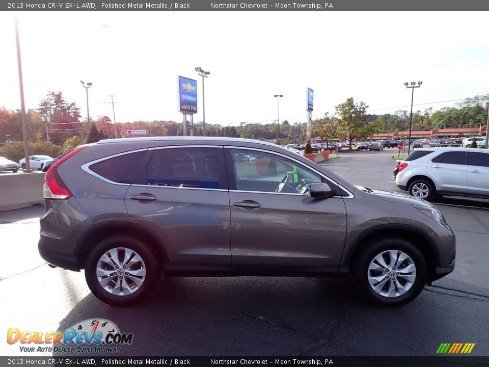 2013 Honda CR-V EX-L AWD Polished Metal Metallic / Black Photo #10