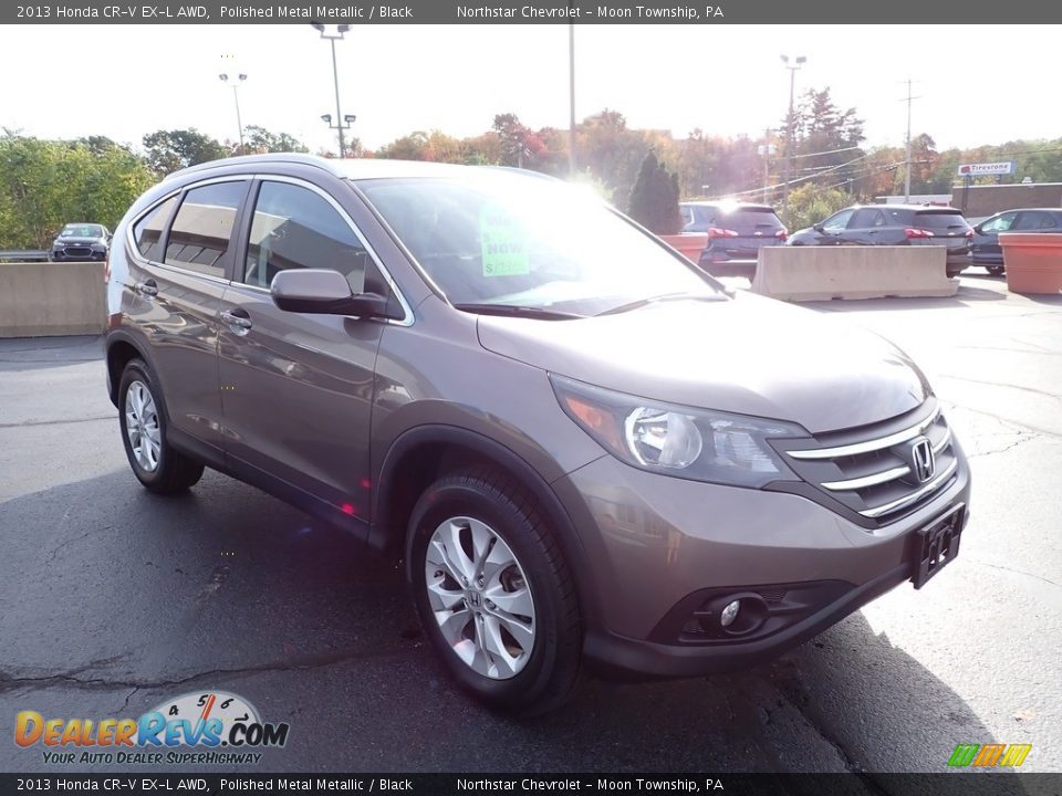 2013 Honda CR-V EX-L AWD Polished Metal Metallic / Black Photo #11