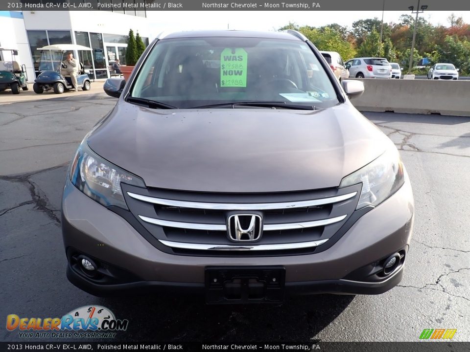 2013 Honda CR-V EX-L AWD Polished Metal Metallic / Black Photo #13