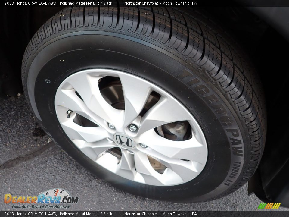 2013 Honda CR-V EX-L AWD Polished Metal Metallic / Black Photo #14