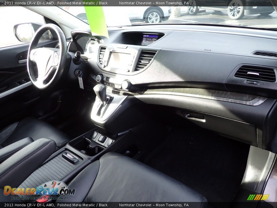 2013 Honda CR-V EX-L AWD Polished Metal Metallic / Black Photo #16
