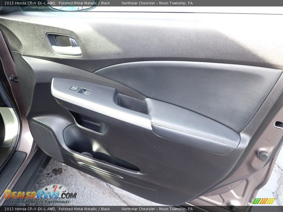 2013 Honda CR-V EX-L AWD Polished Metal Metallic / Black Photo #17