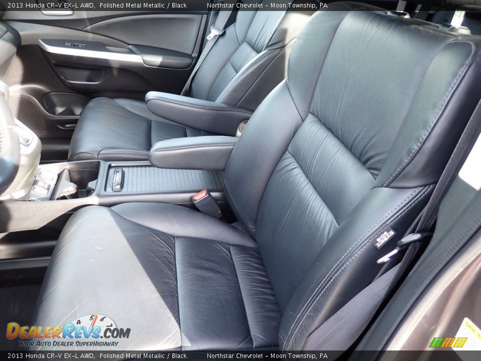 2013 Honda CR-V EX-L AWD Polished Metal Metallic / Black Photo #19