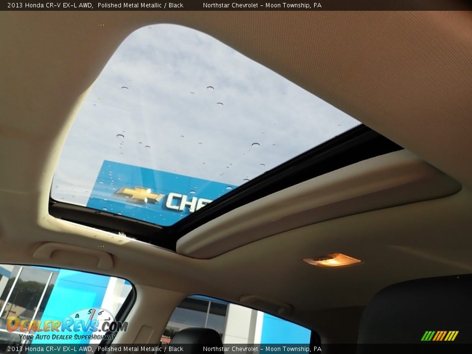 2013 Honda CR-V EX-L AWD Polished Metal Metallic / Black Photo #24