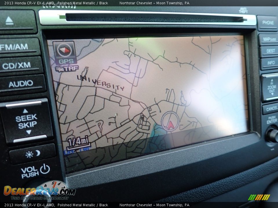 2013 Honda CR-V EX-L AWD Polished Metal Metallic / Black Photo #25