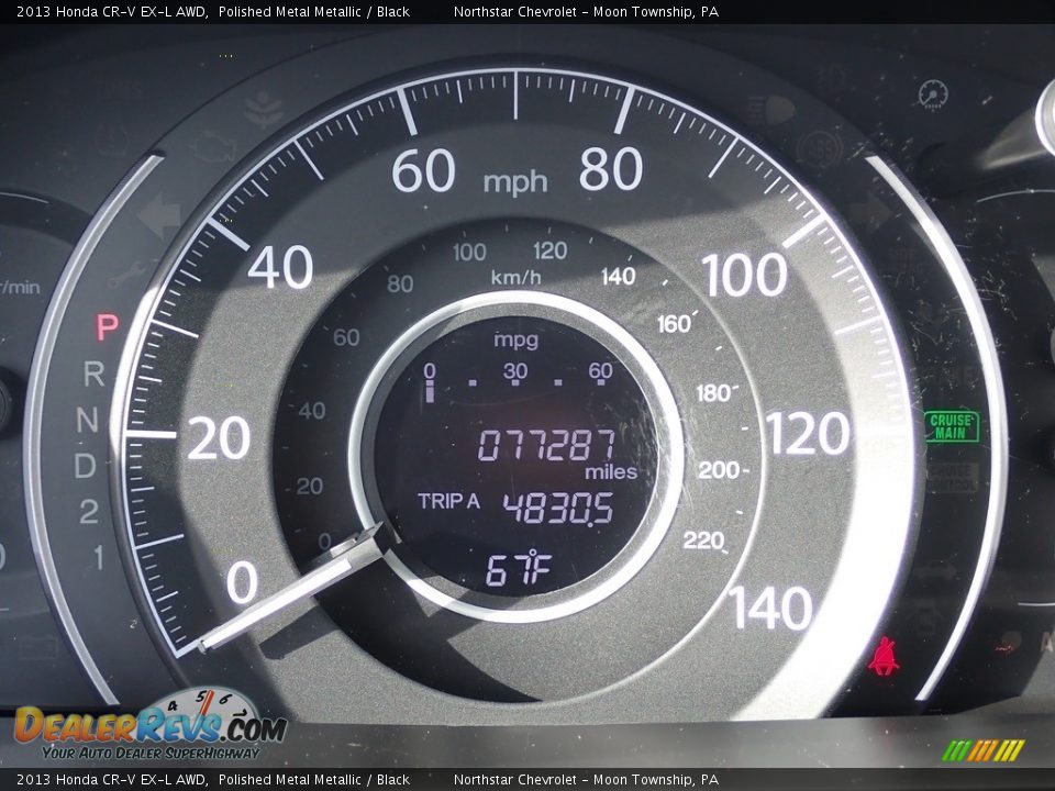2013 Honda CR-V EX-L AWD Polished Metal Metallic / Black Photo #29