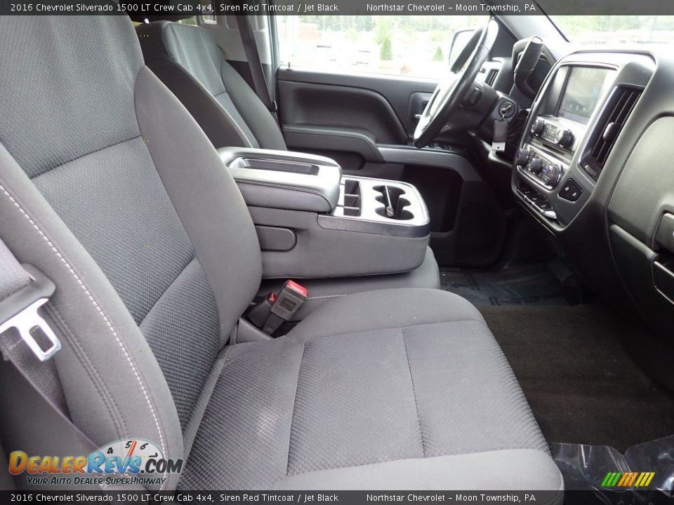 2016 Chevrolet Silverado 1500 LT Crew Cab 4x4 Siren Red Tintcoat / Jet Black Photo #14