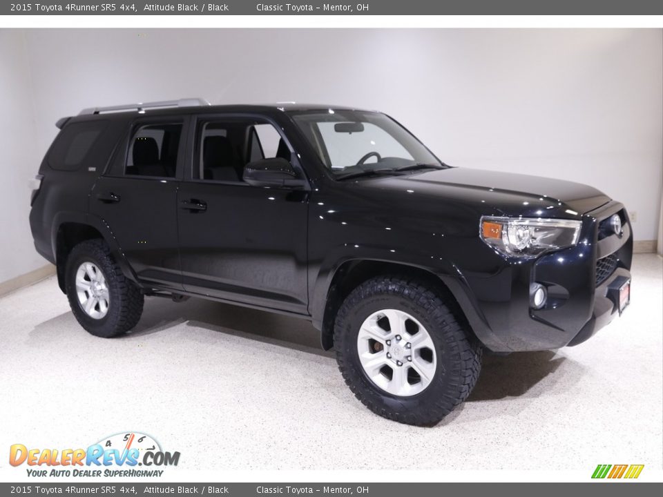2015 Toyota 4Runner SR5 4x4 Attitude Black / Black Photo #1