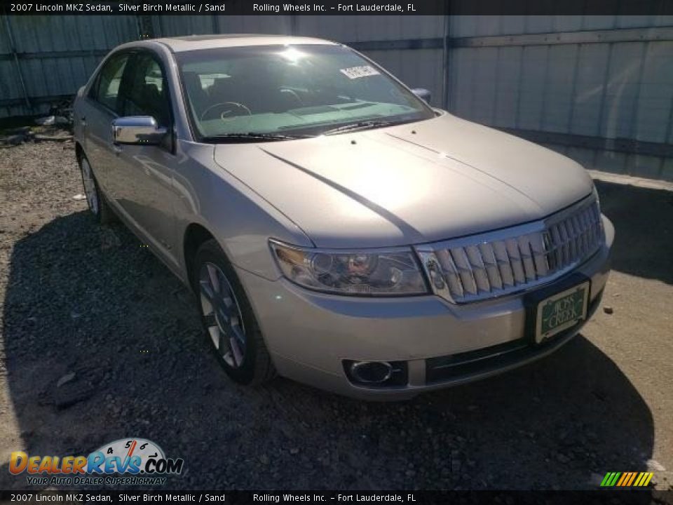 2007 Lincoln MKZ Sedan Silver Birch Metallic / Sand Photo #1