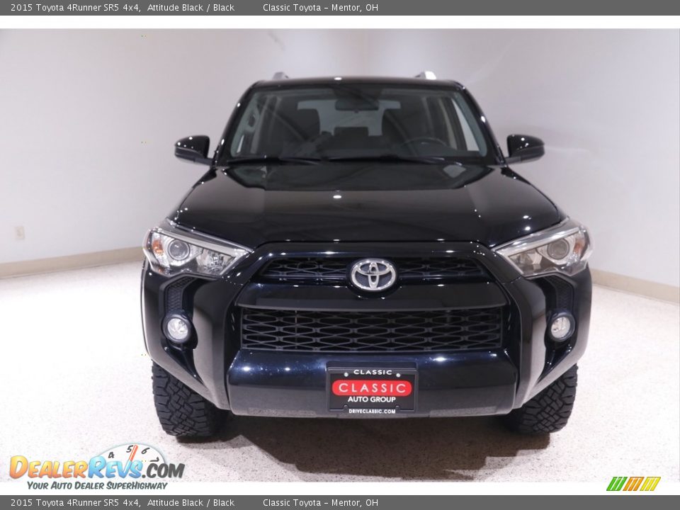 2015 Toyota 4Runner SR5 4x4 Attitude Black / Black Photo #2