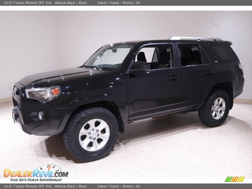 2015 Toyota 4Runner SR5 4x4 Attitude Black / Black Photo #3