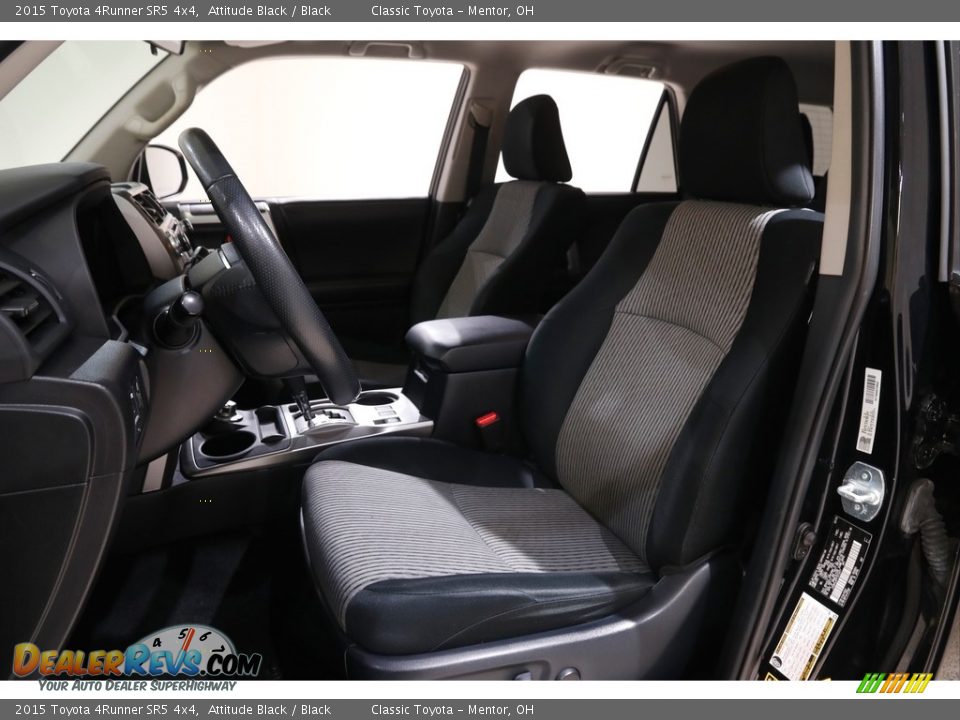 2015 Toyota 4Runner SR5 4x4 Attitude Black / Black Photo #5
